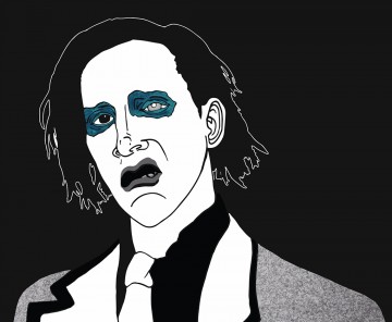 Spill Artist Portrait by Daniel Adams: Marilyn Manson