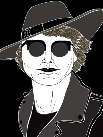 SPILL ARTIST PORTRAIT BY DANIEL ADAMS: YOKO ONO