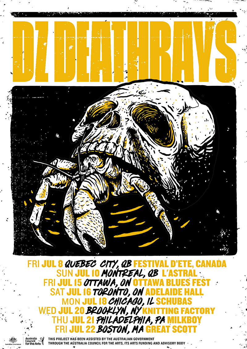 SPILL NEWS: AUSTRALIA’S DZ DEATHRAYS ANNOUNCE NORTH AMERICAN TOUR DATES ...