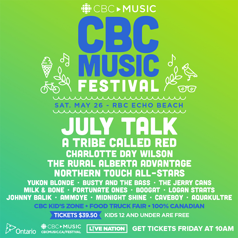 SPILL NEWS: CBC MUSIC FESTIVAL - CANADA'S LARGEST ALL-CANADIAN FESTIVAL ...