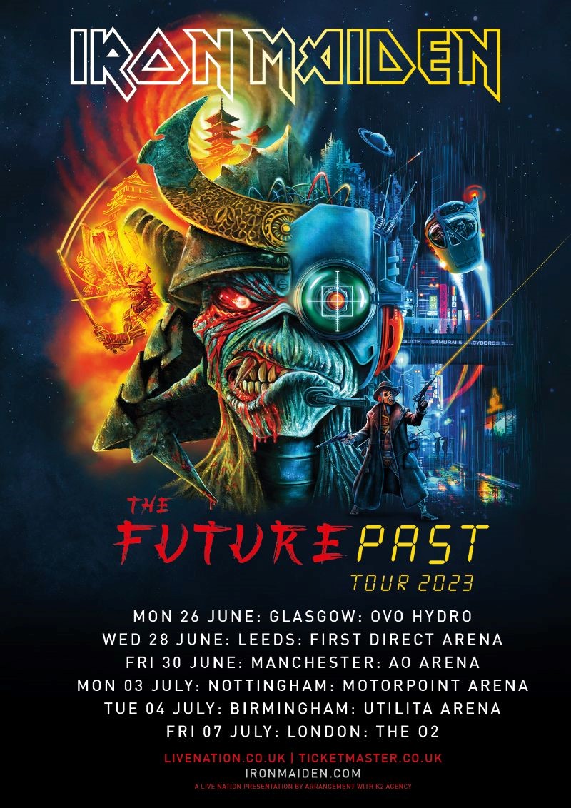 SPILL NEWS IRON MAIDEN ANNOUNCE FIRST SHOWS OF 2023 s THE FUTURE PAST 