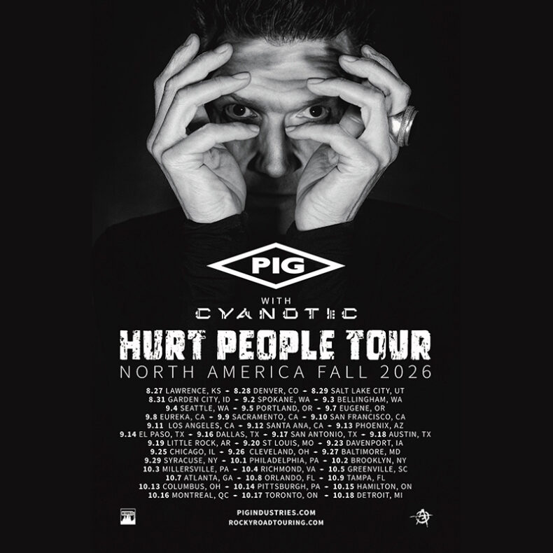 SPILL NEWS: EXISTENTIAL INDUSTRIAL GLAM MAVERICK PIG ANNOUNCES NORTH AMERICAN HURT PEOPLE TOUR | NEW ALBUM ‘HURT PEOPLE HURT’ OUT NOW PIG