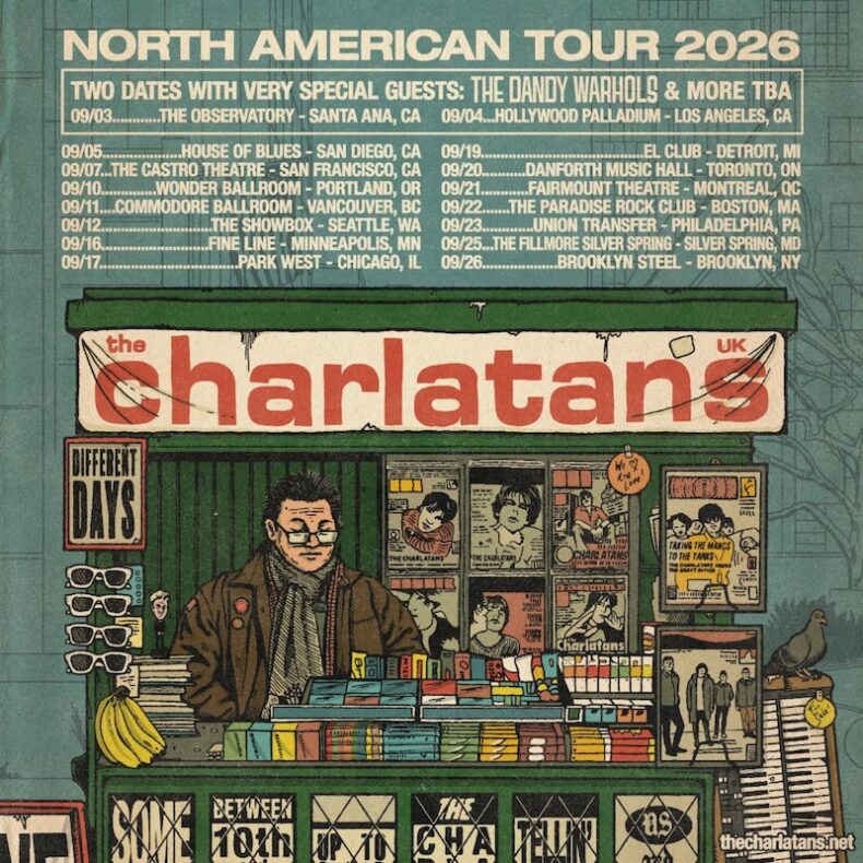 SPILL NEWS: CHARLATANS UK SHARE NEW REMIX OF “DEEPER AND DEEPER” | NORTH AMERICAN HEADLINE TOUR BEGINS SEPTEMBER 3 Charlatans UK