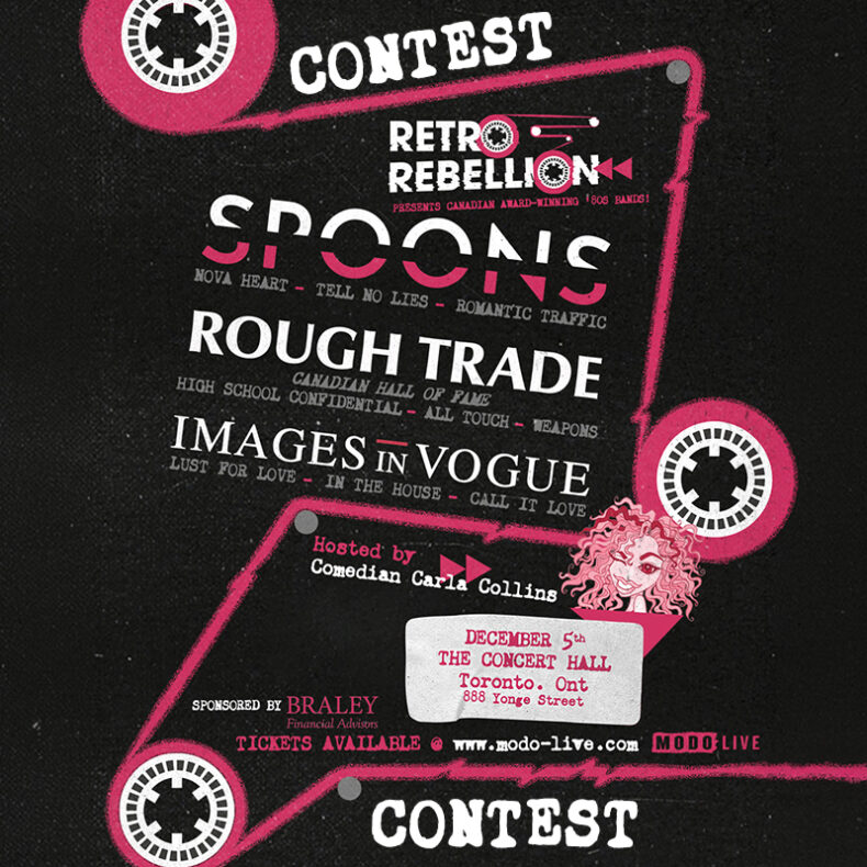 SPILL CONTEST: WIN A PAIR OF TICKETS TO SEE SPOONS, ROUGH TRADE & IMAGES IN VOGUE AT THE CONCERT HALL ON DECEMBER 5!